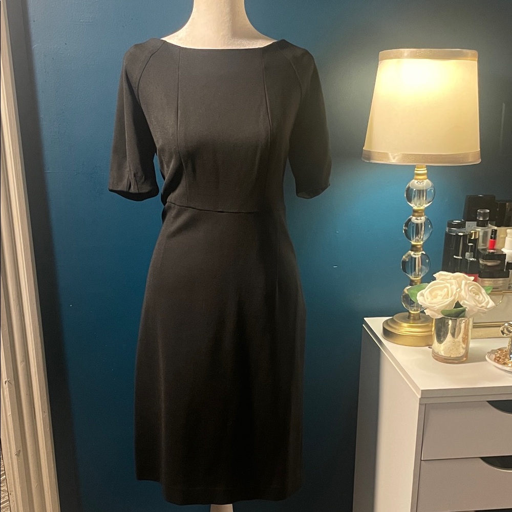 Banana Republic Classic Black Midi Dress